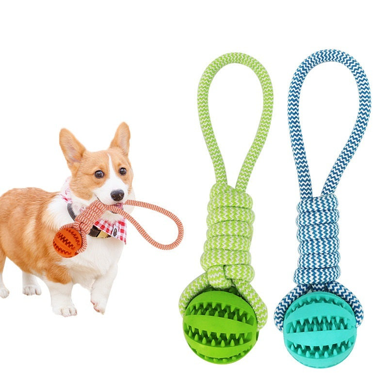 Interactive Dog Treat Ball & Chew Toy