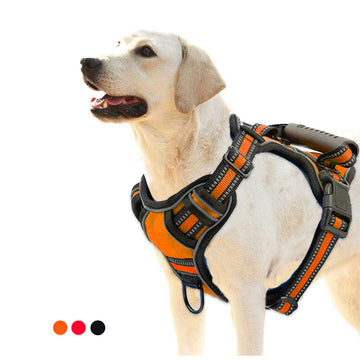 Breathable No-Pull Reflective Dog Harness Vest